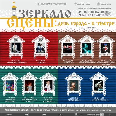 В Рязанском театре драмы пройдёт театральный фестиваль «Зеркало сцены»